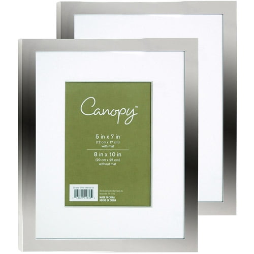 8x10 picture frames metal canopy 8x10 frame set of chrome finish walmartcom 8x10 picture frames metal canopy 8x10 frame set of chrome finish walmartcom